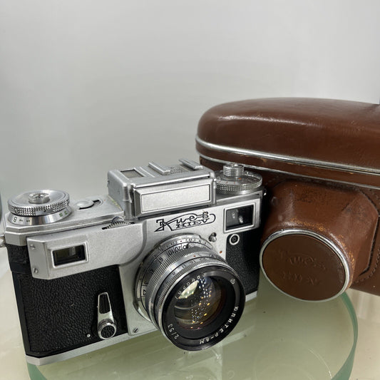 Kiev-IIIa KIEV-3 Russian USSR 35mm Camera Jupiter-8m 50mm f/2 Lens  tested #4540