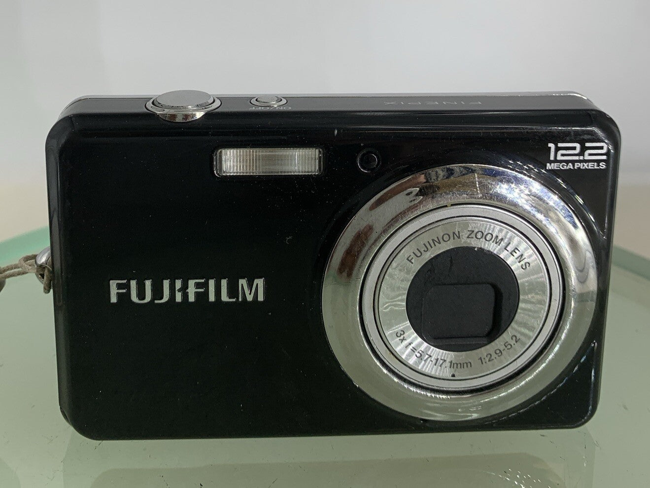 Fujifilm Digital Camera FinePix J32 12.2MP BLACK + CHARGER + WIRE TESTED - 9981