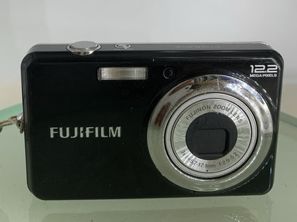 Fujifilm Digital Camera FinePix J32 12.2MP BLACK + CHARGER + WIRE TESTED - 9981