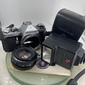 Vintage Asahi Pentax ME 35mm Film Camera w/ 50mm 1.7 SMC PENTAX-A Lens-Tested6070