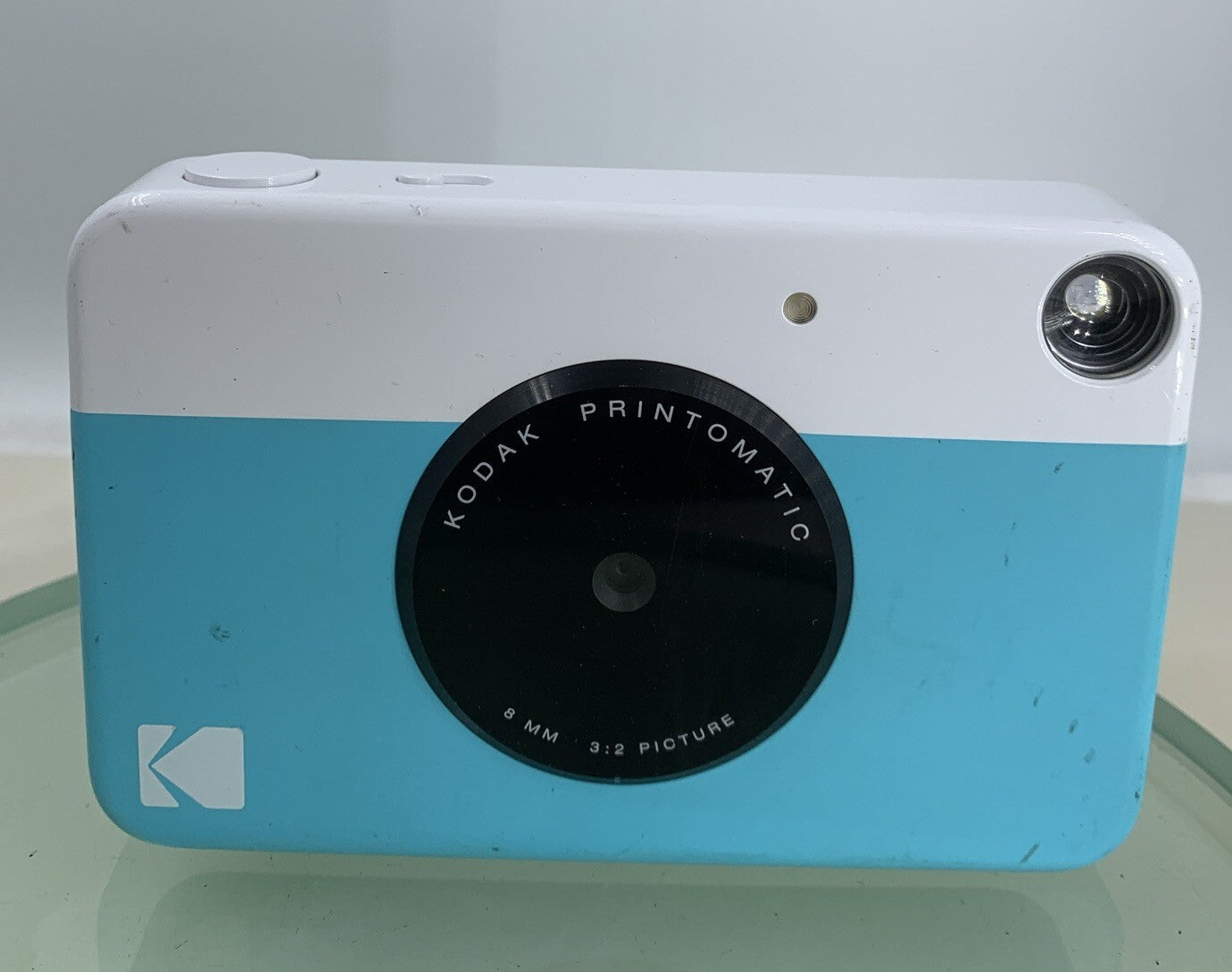 KODAK Printomatic Instant PICTURE CAMERA BLUE + WIRE + 16GB SDCARD TESTED - 3741