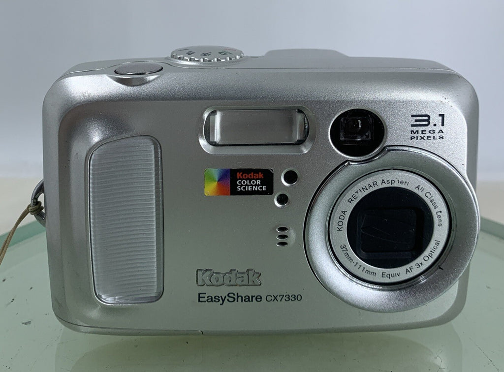 Kodak EASYSHARE CX7330 3.1MP COMPACT DIGITAL CAMERA NO CARD SILVER TESTED - 6001