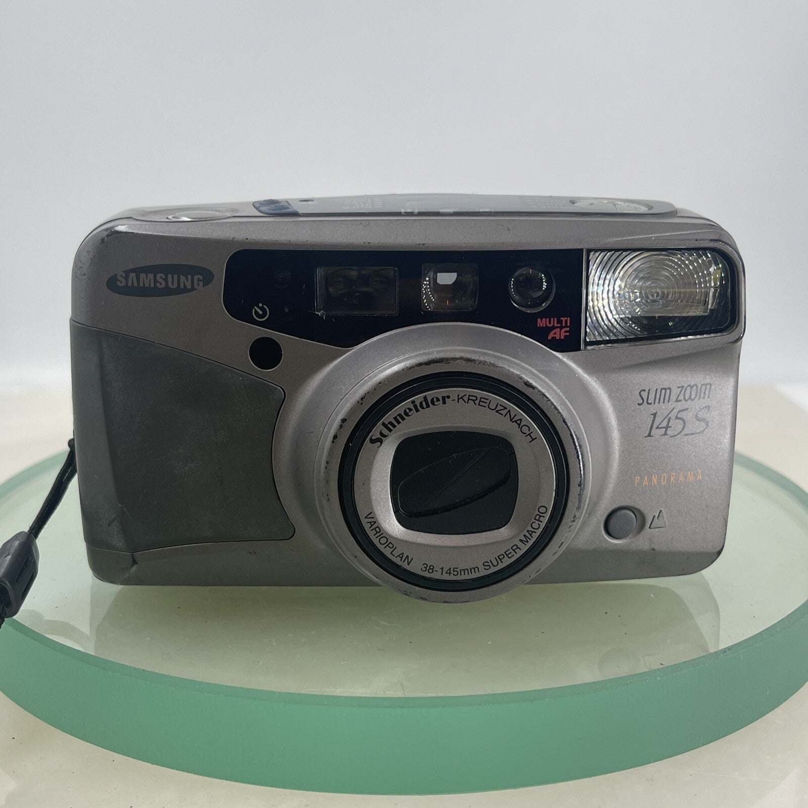 Samsung Slim Zoom 145S 35mm Camera 38-145mm Zoom Multi AF Panorama Cased#5321