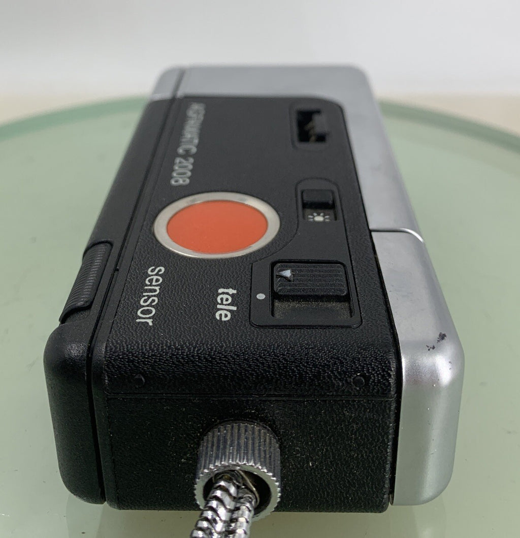 AGFAMATIC 2008 TELE POCKET CAMERA SILVER GOOD CONDITION - NO CASE - TESTED -1053