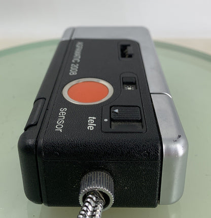 AGFAMATIC 2008 TELE POCKET CAMERA SILVER GOOD CONDITION - NO CASE - TESTED -1053
