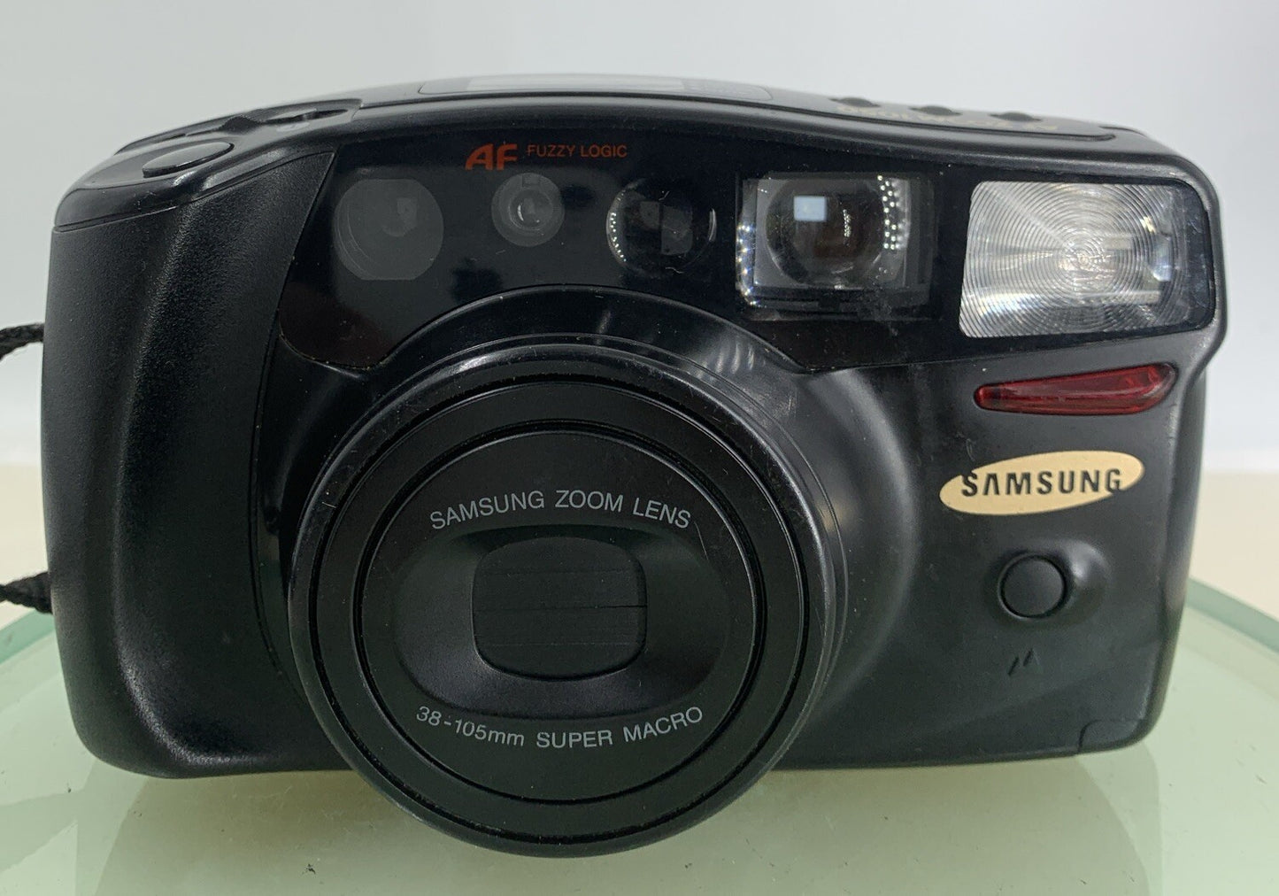 Samsung AF Zoom 1050 38-105mm Film Point And Shoot Camera Black Tested - 4051