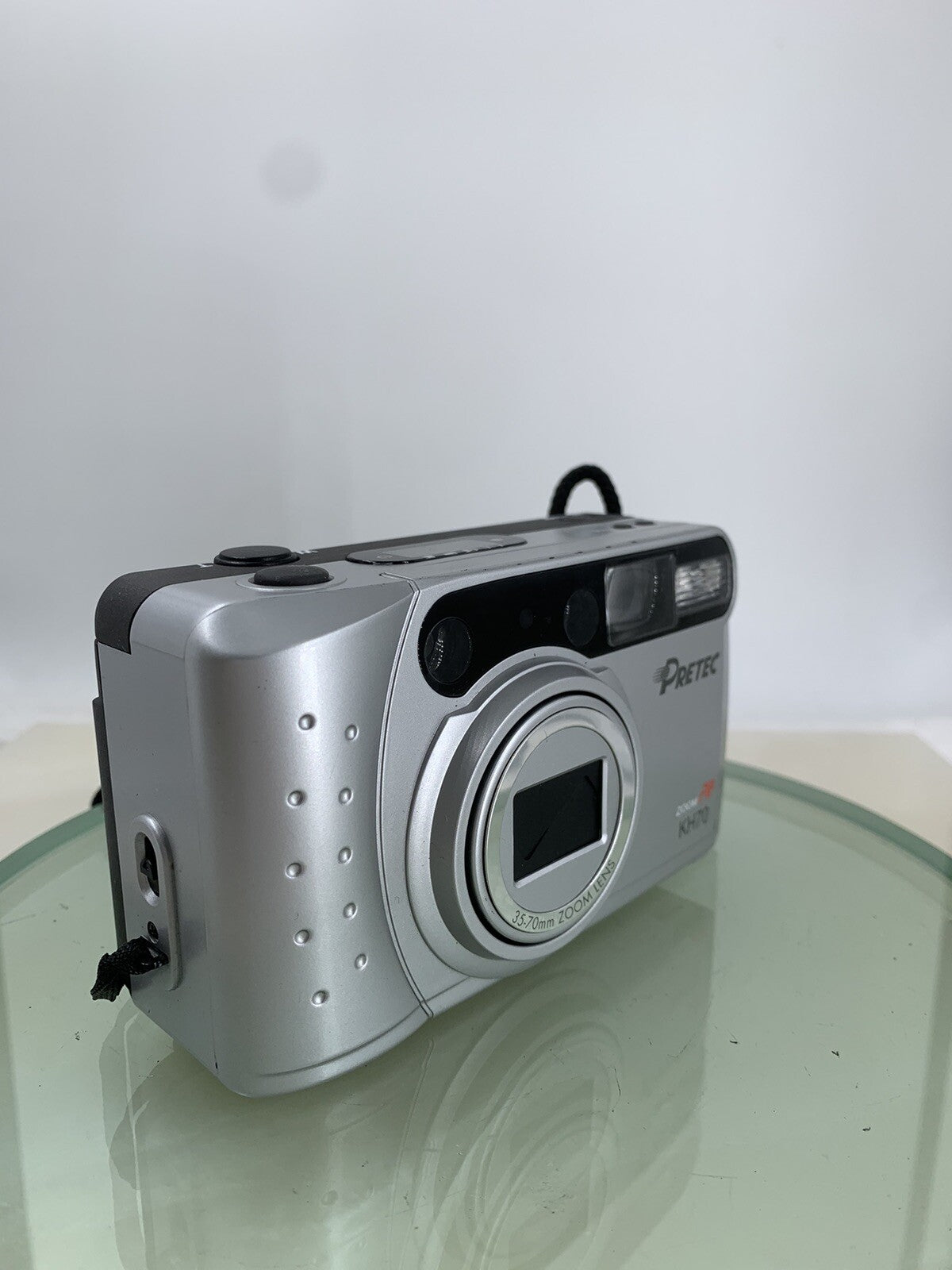 PRETEC ZOOM AF KH70 POINT AND SHOOT SILVER FILM CAMERA 35.70MM LENS TESTED- 7871