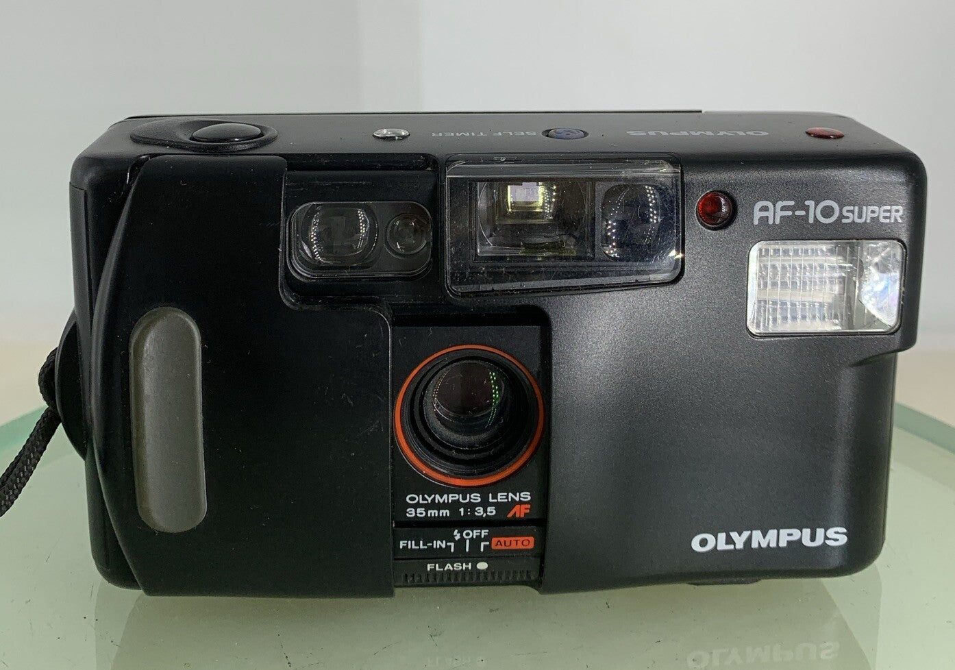 Olympus AF-10 Super COMPACT POINT AND SHOOT FILM CAMERA + COVER - TESTED - 1671