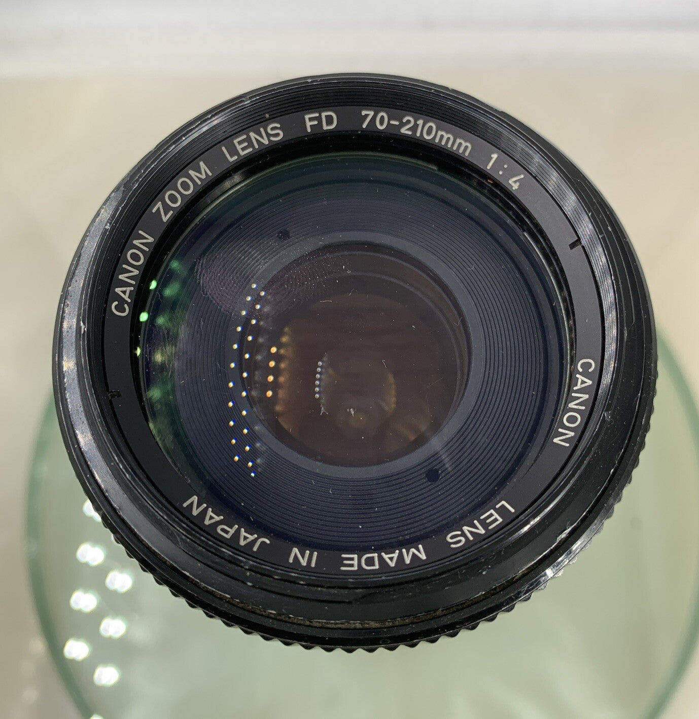 Canon MACRO ZOM LENS FD 70-210mm 1:4 4 OVP BLACK GOOD CONDITION TESTED - 7271