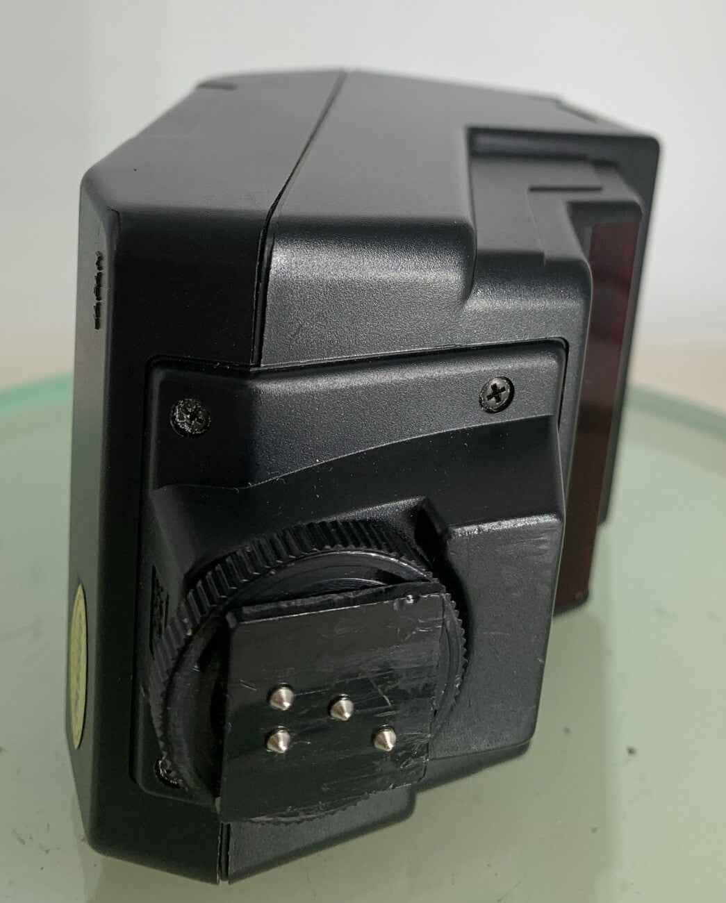 Minolta Program 2800 AF Flash Unit BLACK WITH COVER GOOD CONDITION TESTED - 9814