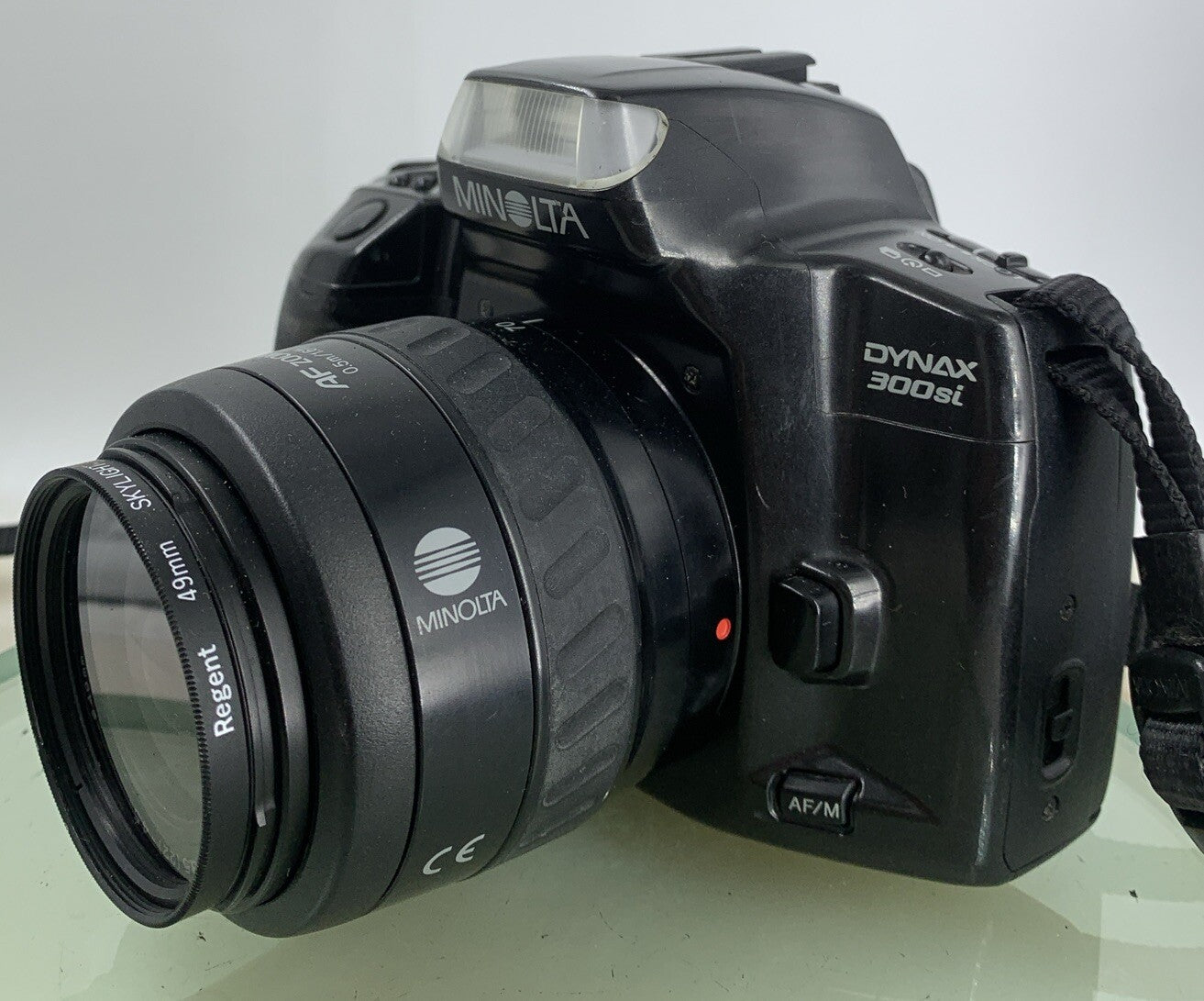 Minolta Dynax 300 SI SLR FILM CAMERA + 35-70mm Lens BLACK COLOR TESTED - 6102