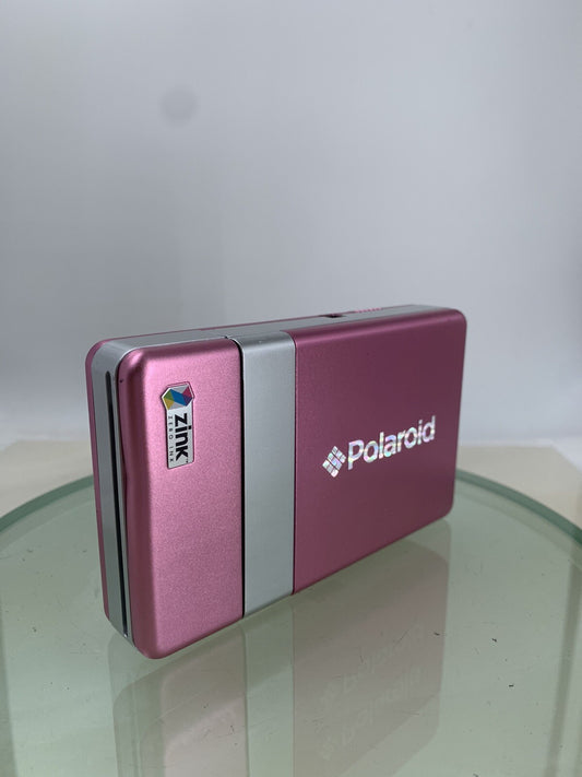 Polaroid Zip Digital Instant Photo ZINK Printer Portable PINK TESTED - 4830