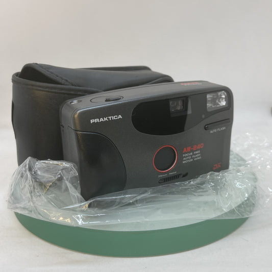 Vintage PRAKTICA SPORT AW-240 DX 35mm Film Camera Case Mint+++ #5140