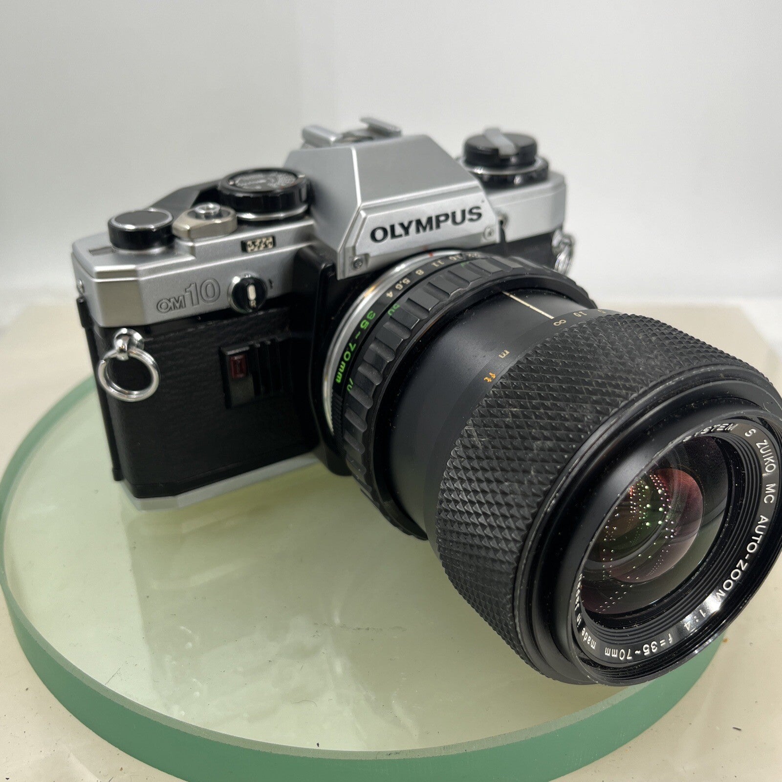 Olympus OM10 35mm SLR Film Camera +Zuiko 35-70mm f4 Lens TESTED / WORKING #9098