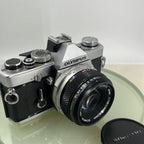 Olympus OM-1 MD 35mm SLR Film Camera &  Olympus ZUIKO  50mm f1.8 Lens- TESTED8882