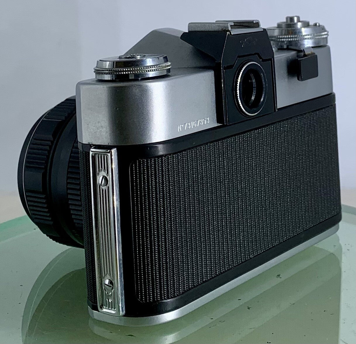 Vintage Zenit - B SLR Camera + HELIOS-44M-4 2/58 Lens + SILVER + TESTED - 655
