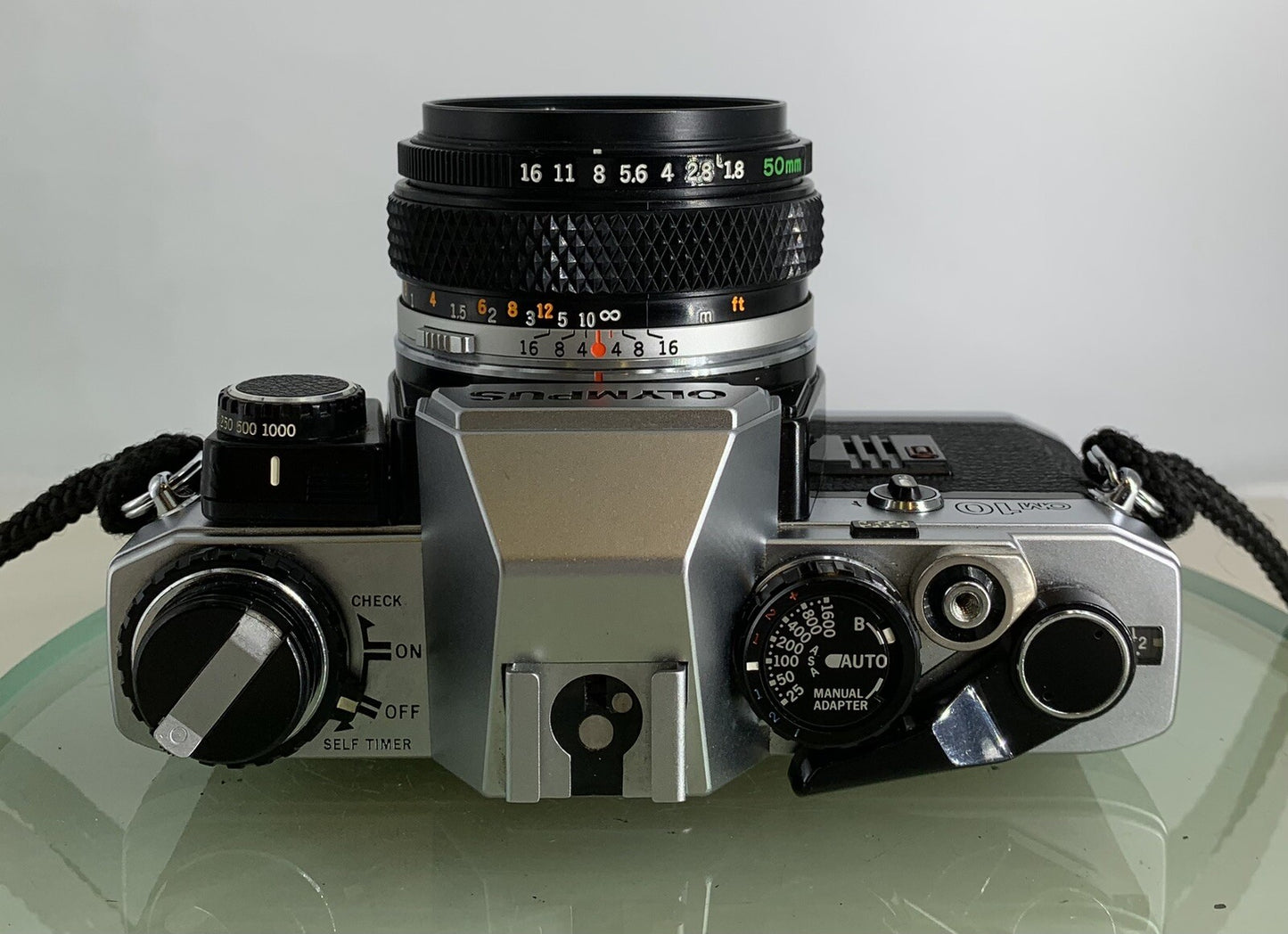 Olympus OM10 35mm Film SLR Manual Camera +Olympus 50/1.8 MC Zuiko Lens TESTED4956