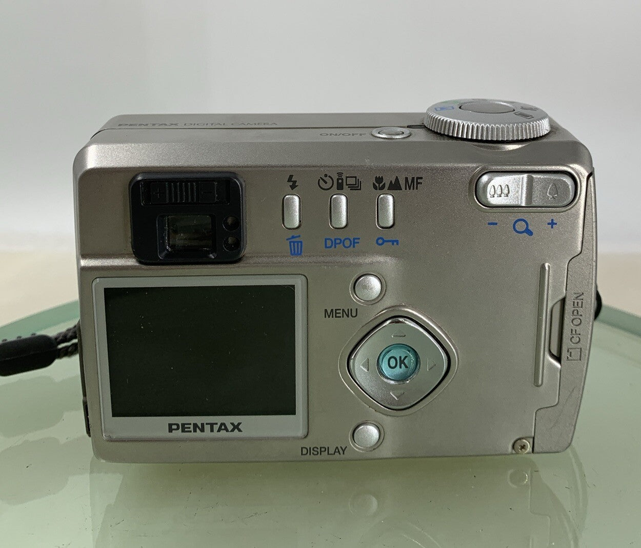 Pentax Optio 330 COMPACT DIGITAL CAMERA 3.34 MP SILVER + CHARGER TESTED - 2655