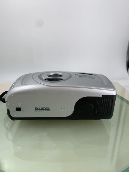 HANIMEX VC 3500 BIG VIEWFINDER AUTOFOCUS SILVER SHOOT CAMERA TESTED - 897