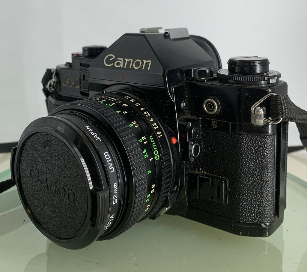 BEAUTIFUL Canon A-1 35mm SLR Camera Body+ FD 50mm f/1.8 FULLY WORKING #2802