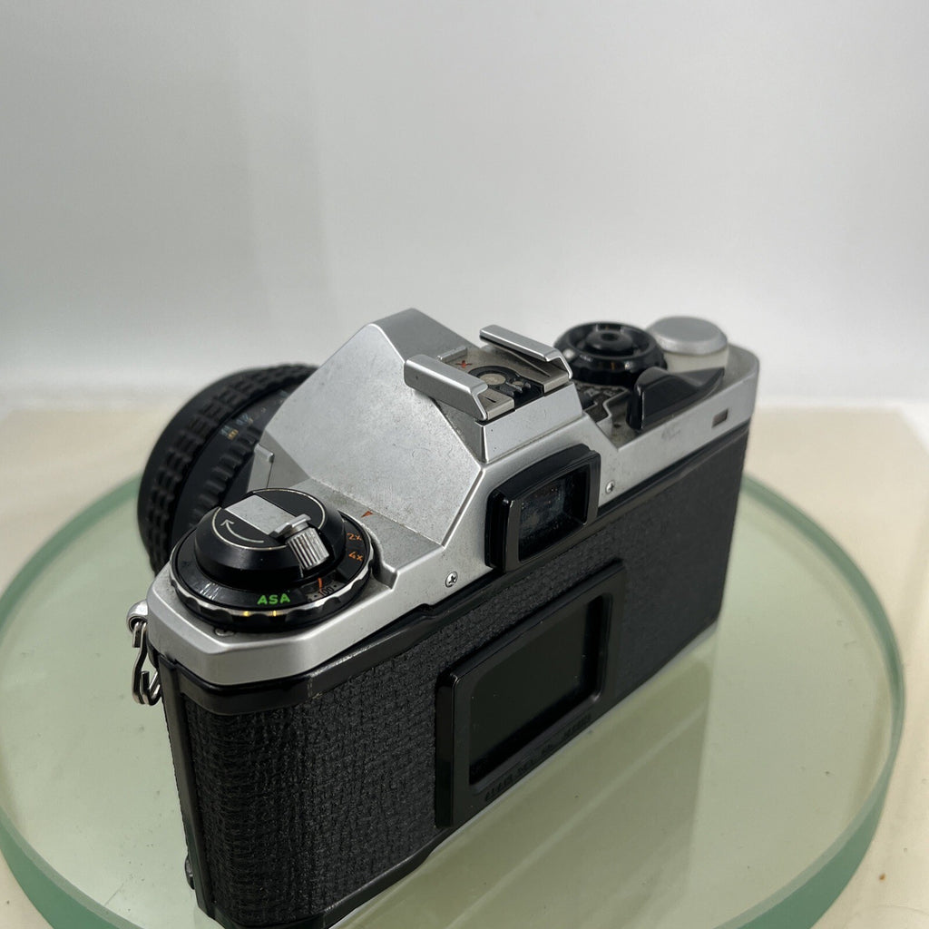 Pentax ME Super 35mm SLR Film camera + Pentax-M  28mm f2.8 LENS  - TESTED  8644