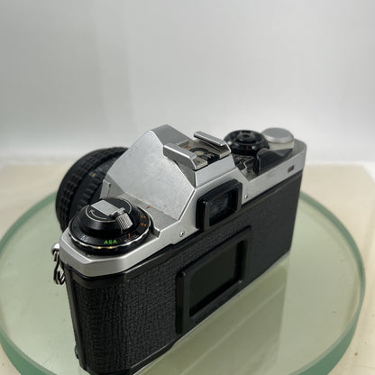 Pentax ME Super 35mm SLR Film camera + Pentax-M  28mm f2.8 LENS  - TESTED  8644
