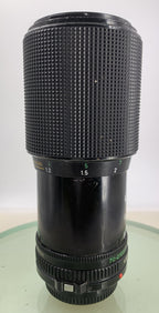 Canon MACRO ZOM LENS FD 70-210mm 1:4 4 OVP BLACK GOOD CONDITION TESTED - 7270