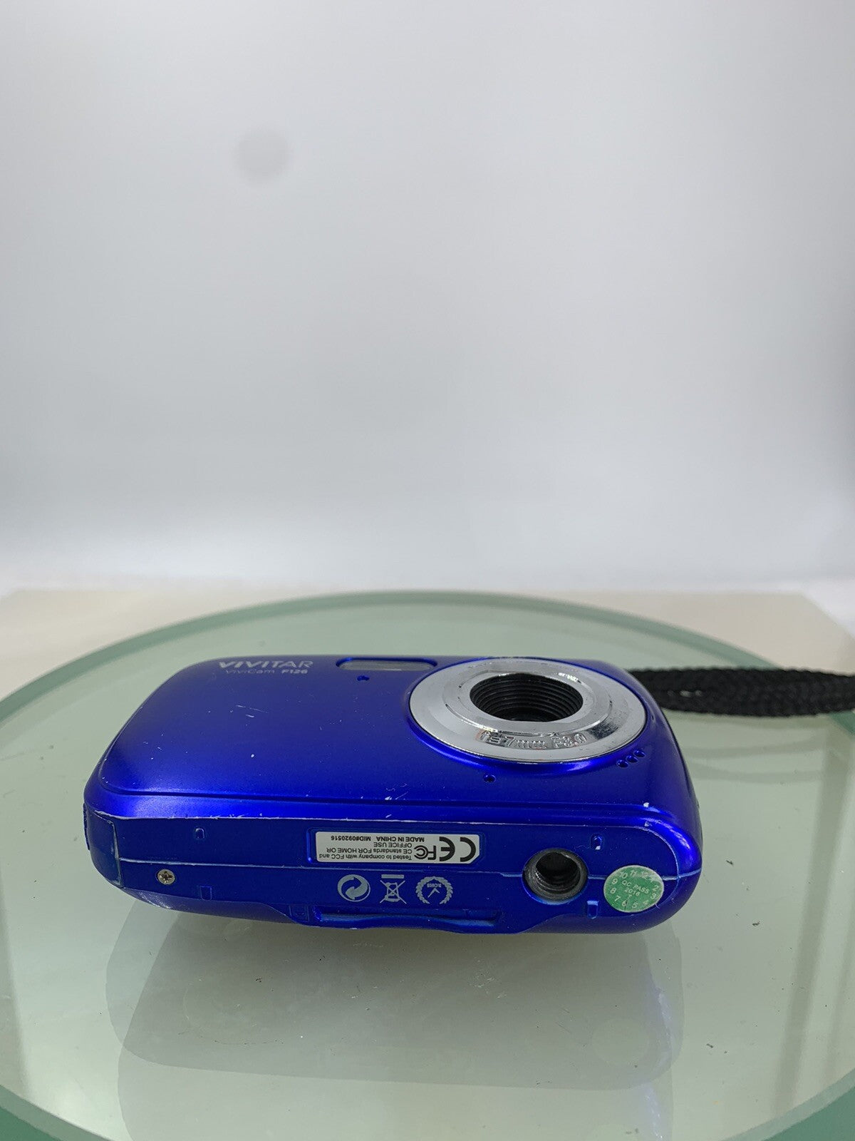 Vivitar Vivicam F126 16.1MP Compact Digital Camera Blue + WIRE TESTED - 5897