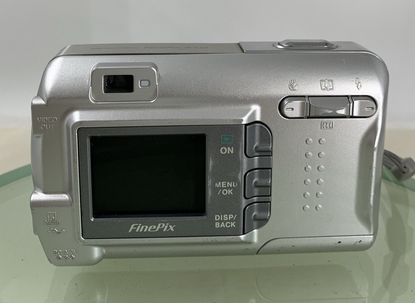 Vintage Fujifilm FinePix Digital Camera A330 3.2MP DOTS ON SCREEN TESTED - 1605