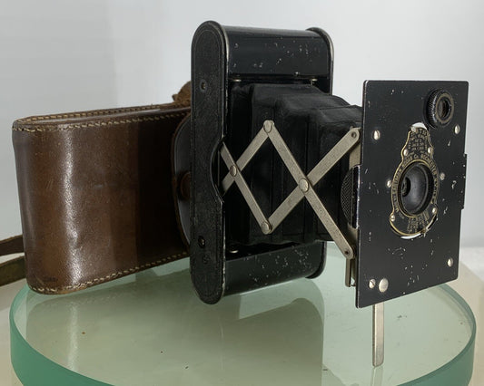 Vintage Eastman Kodak No A-127 FILM Vest Pocket Folding Camera TESTED  With Case0