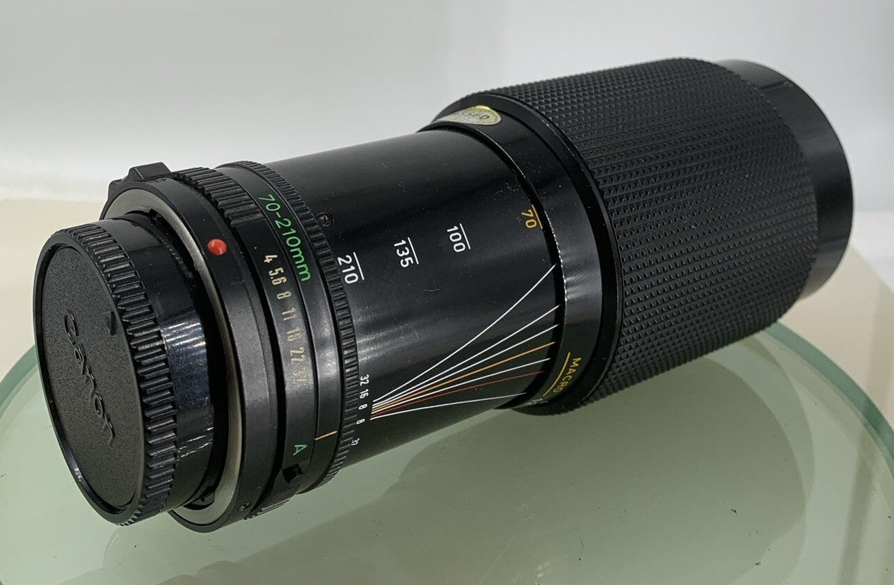 Canon AF 70-210mm BLACK CAMERA ZOOM LENS PERFET CONDITION TESTED - 3792