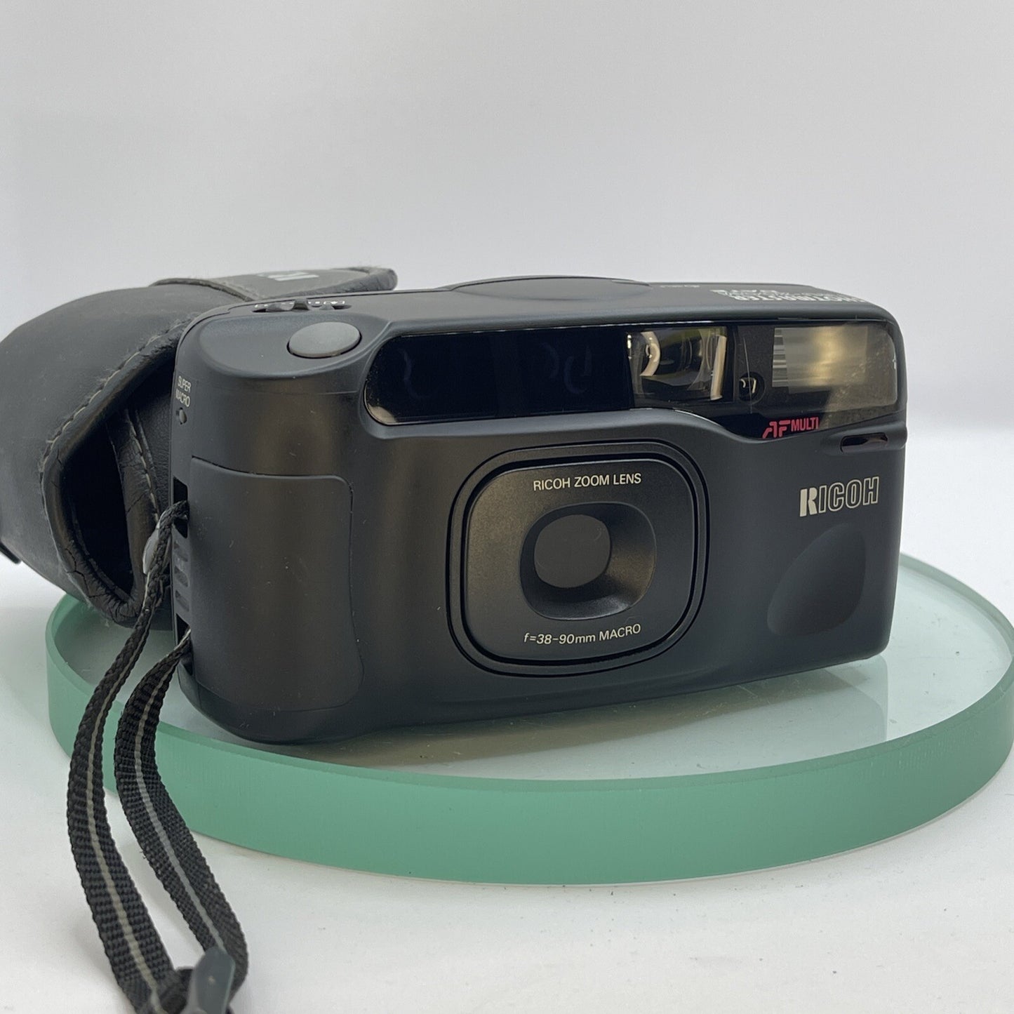 Vintage Ricoh Shotmaster Tru-Zoom Date 35mm camera Canon  38-90mm lens EXC++#1280