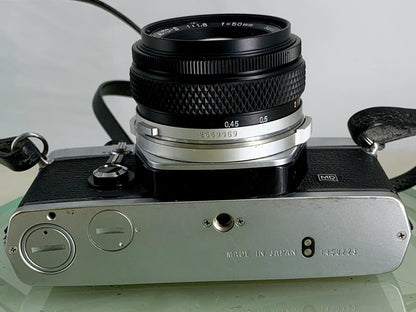 Olympus OM-1 MD 35mm SLR Film Camera &  Olympus ZUIKO  50mm f1.8 Lens- TESTED3018