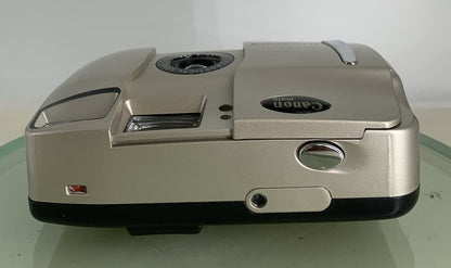 Canon Mate Discovery POINT AND SHOOT FILM CAMERA SILVER NOBATTERY - TESTED- 8467