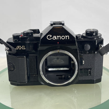 BEAUTIFUL Canon A-1 35mm SLR Camera Body+ FD 50mm f/1.8 FULLY WORKING #9192