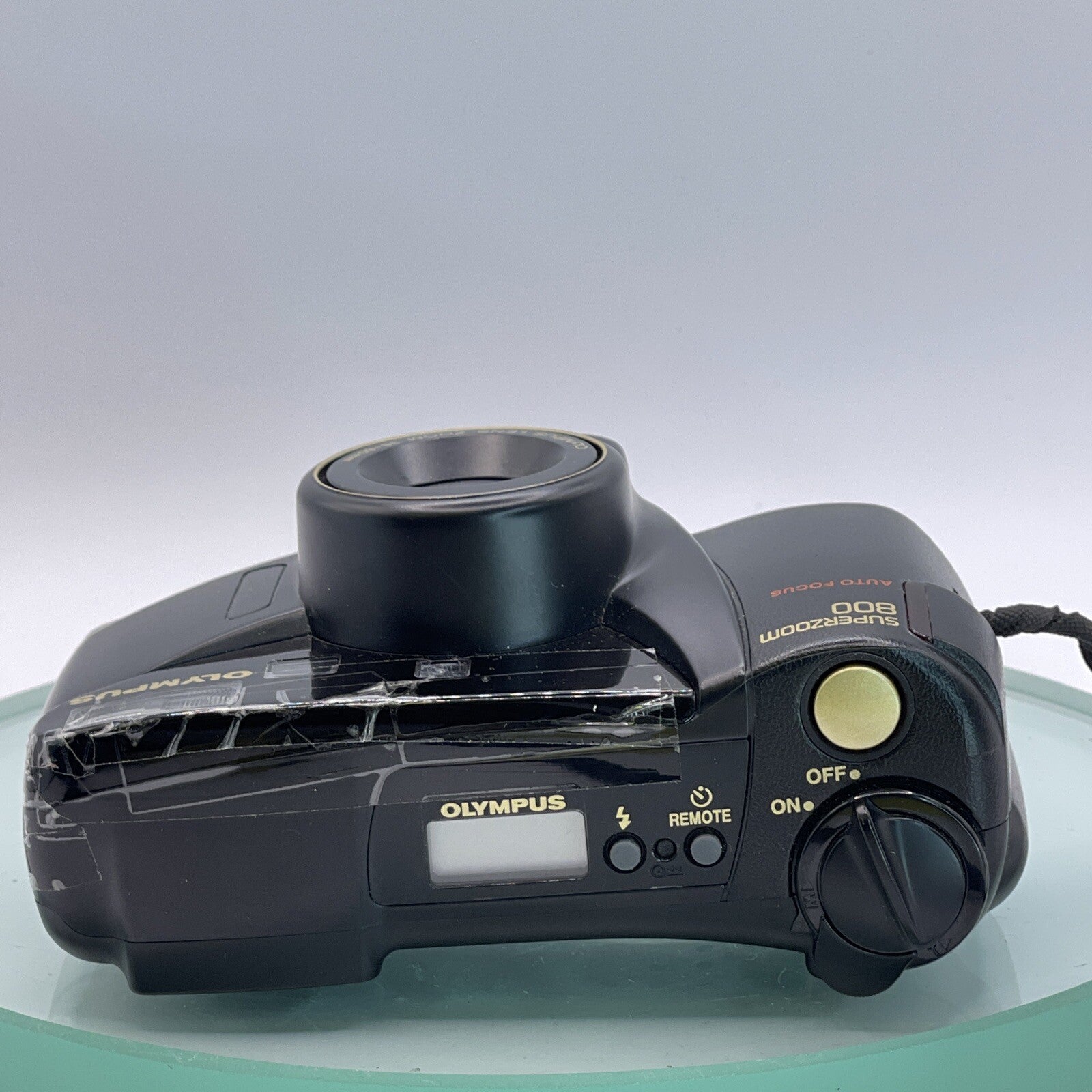 Vintage Black Olympus Superzoom 800 35mm Film Point & Shoot Film Camera#7995
