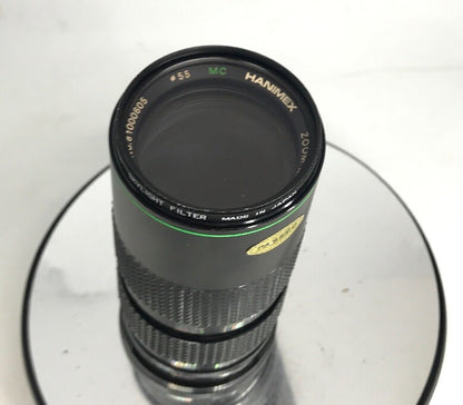 Hanimex Zoom Macro MC Lens f=72-162mm   1:3,5 Pentax PK Mount + Filter #6436