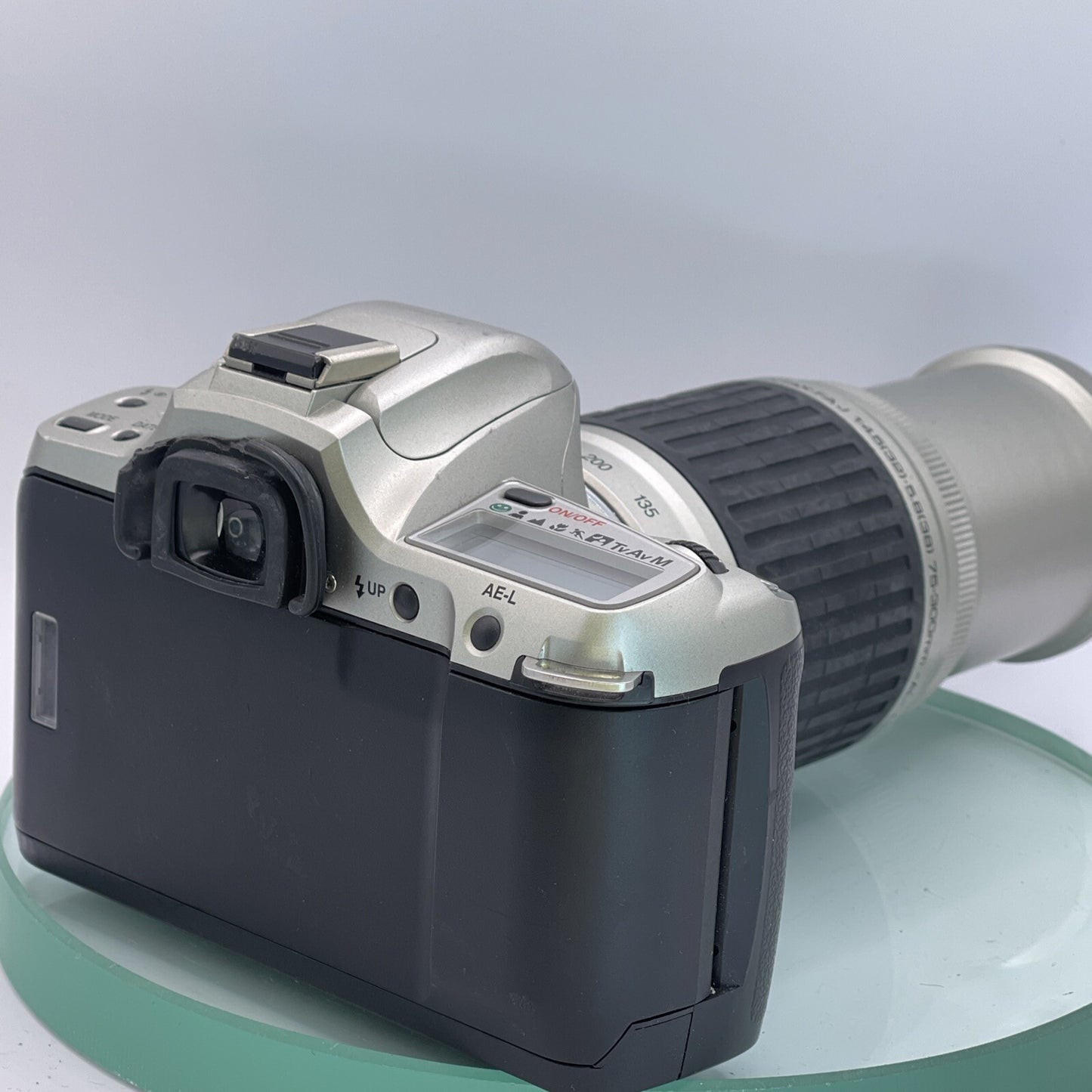 *EXC* Pentax MZ-60SLR Camera+SMC Pentax-FAJ 75-300mm f/4.5-5.8 Lens# 7406