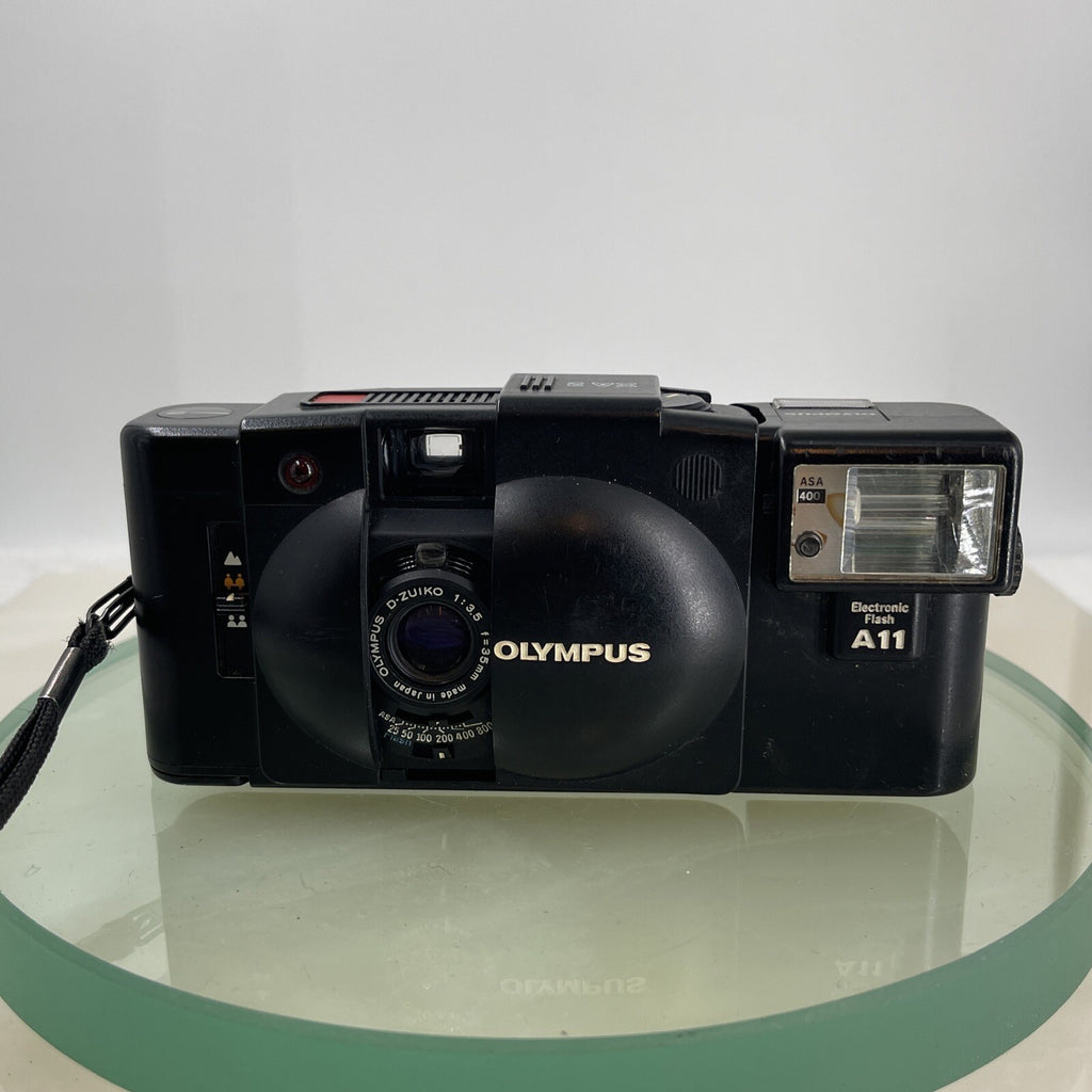OLYMPUS XA2 Electronic Flash A11 D.ZUIKO 35mm f3.5 TESTED  POINT & SHOOT CAMERA1