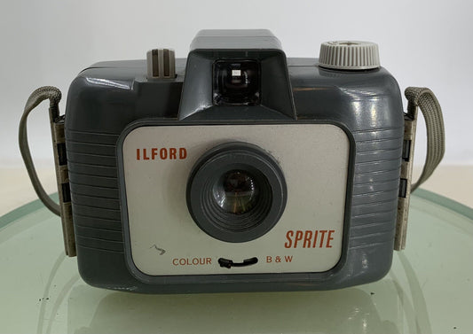Vintage Ilford Sprite Retro Film Camera GREY FULLY FUNCTIONAL TESTED - 8630