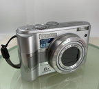 Panasonic Lumix DMC-LZ5 6.0MP Compact DigitalCamera SilverTested,NO CHARGER-7780