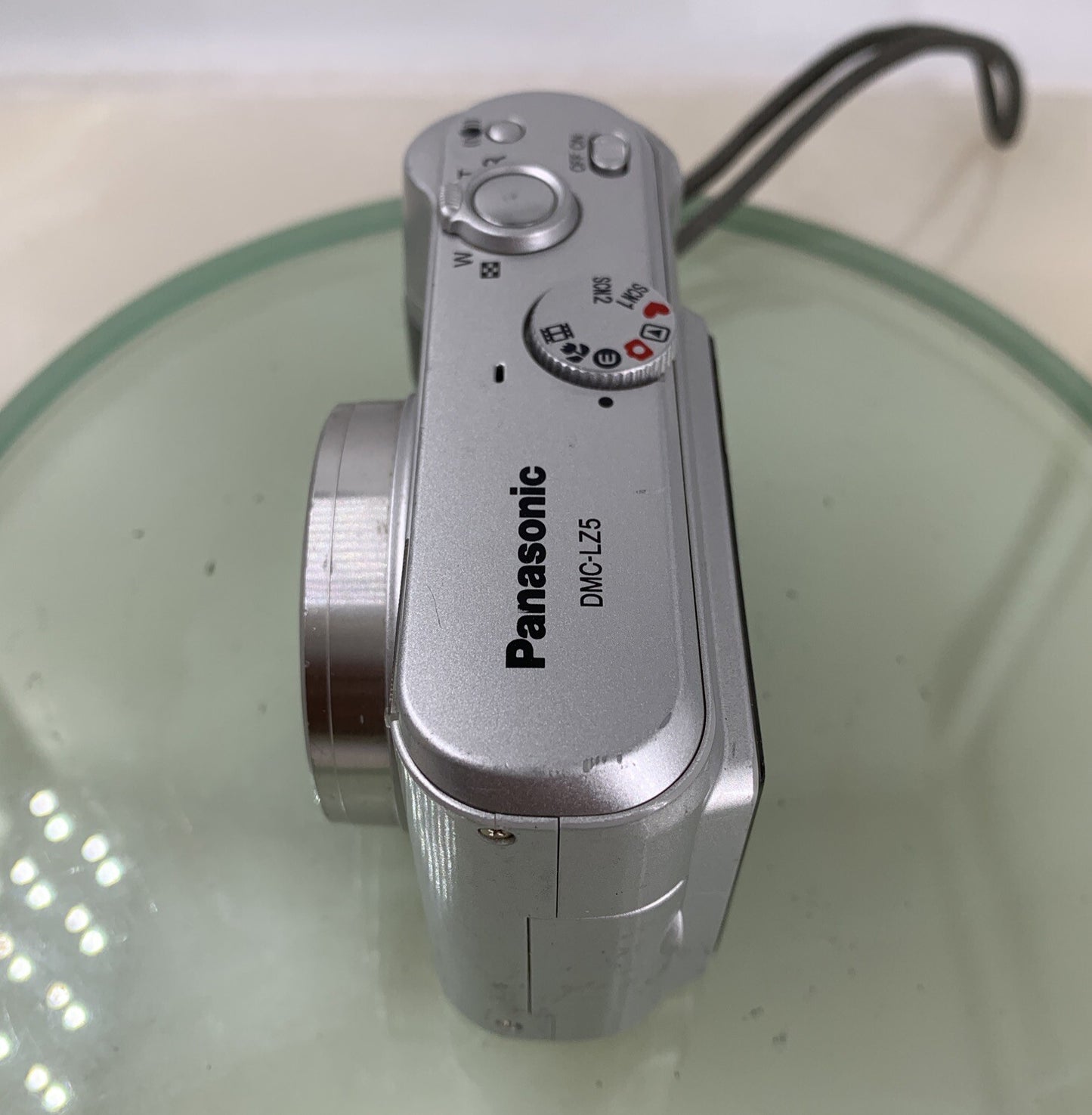 Panasonic Lumix DMC-LZ5 6.0MP Compact DigitalCamera SilverTested,NO CHARGER-7783