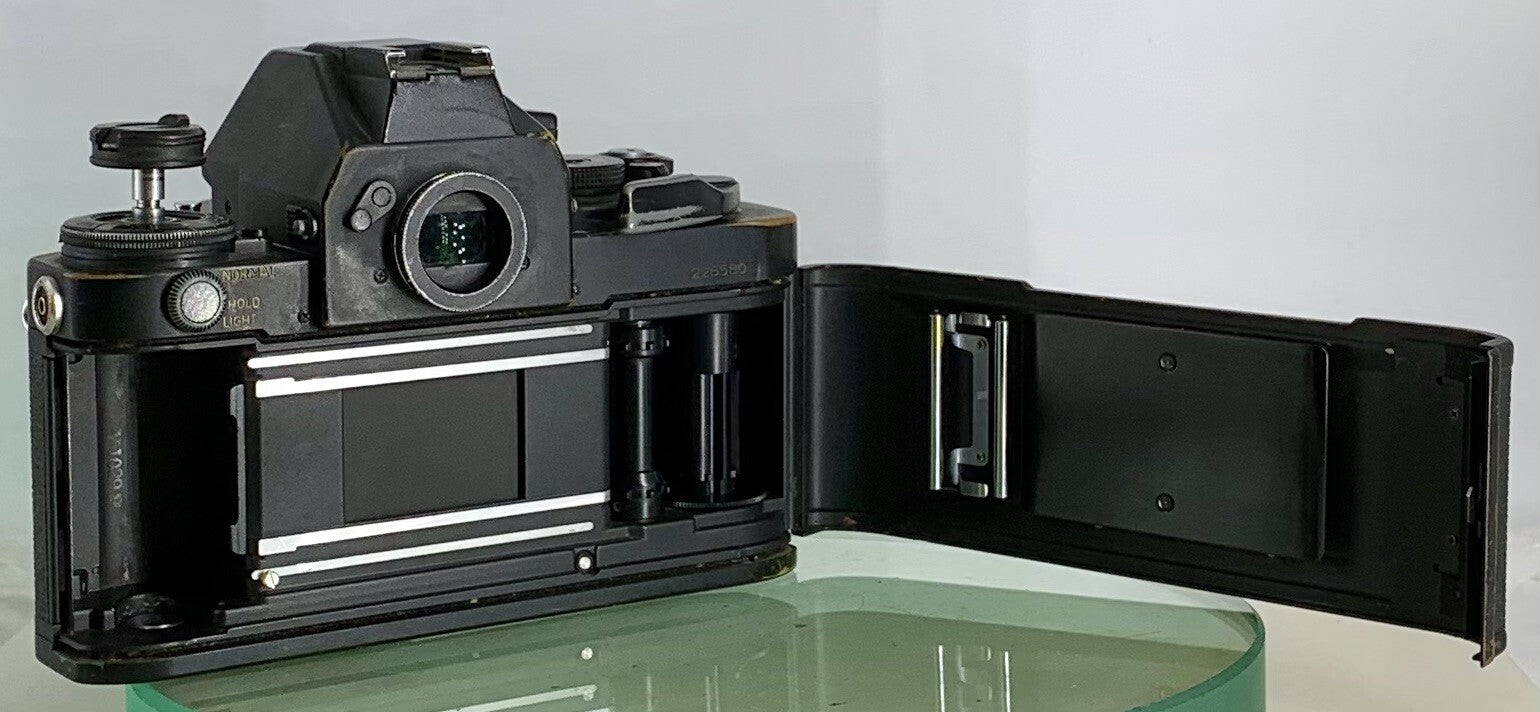 Canon New F-1 35mm SLR Film Camera + Canon FD 28mm f2.8 S.C, AE Finder TESTED3469