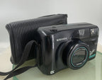 Vintage Miranda Solo Power Zoom 35mm Film Camera Black with Case - TESTED - 9760