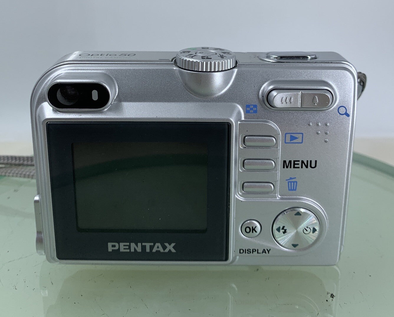 Pentax Optio 50 5.0MP COMPACT DIGITAL CAMERA WITHOUT CHARGER- Tested - 3395