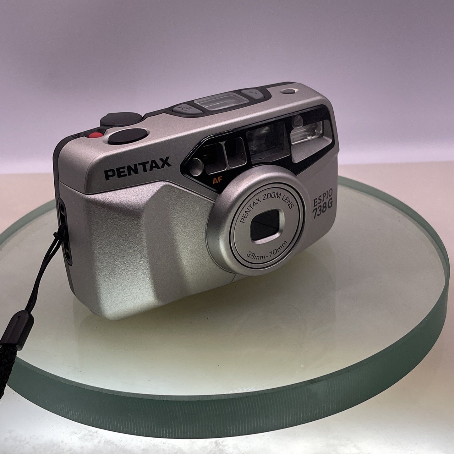 Classic Pentax Espio 738G 35mm Tested Vintage Compact Camera Cased #4021