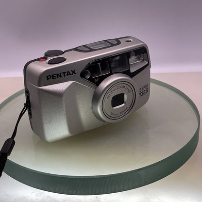 Classic Pentax Espio 738G 35mm Tested Vintage Compact Camera Cased #4021