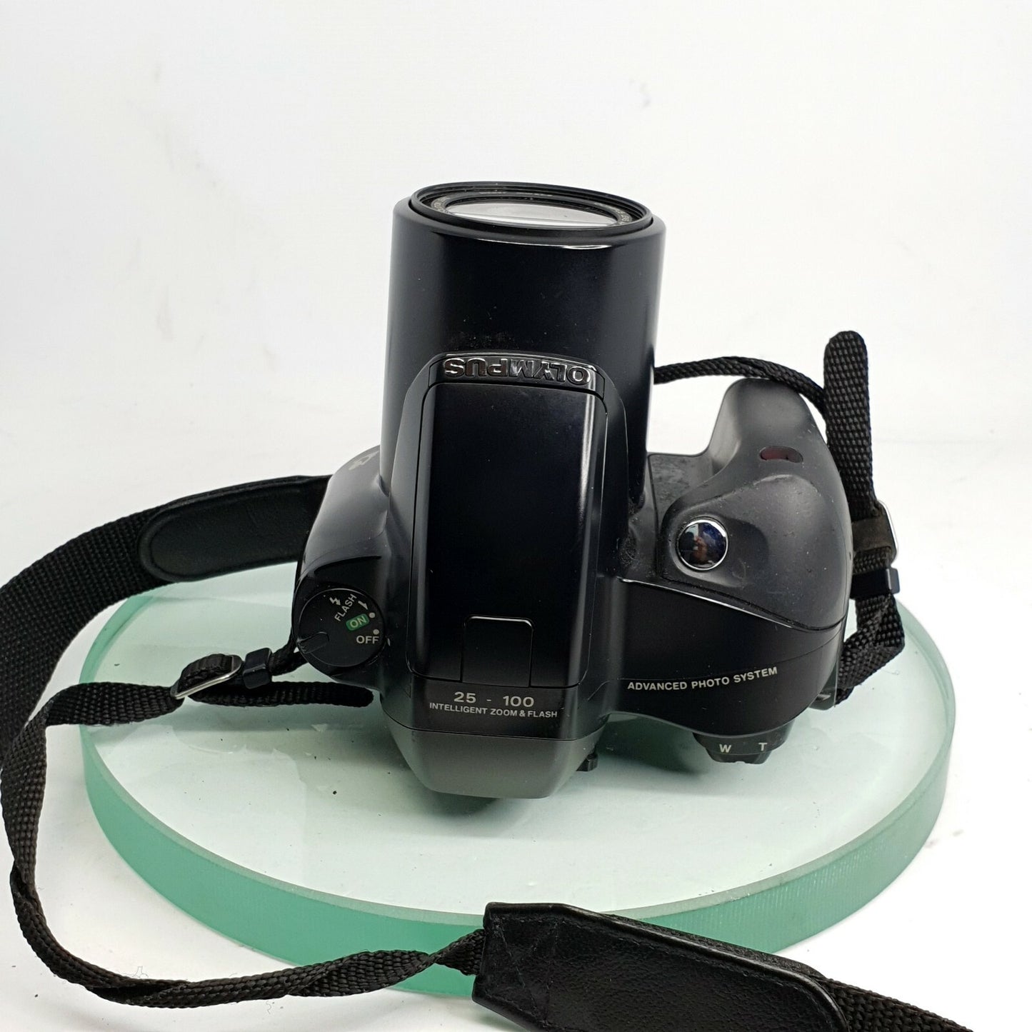 OLYMPUS CENTURION QUARTZ DATE APS FILM BRIDGE CAMERA~25-100M LENS#105
