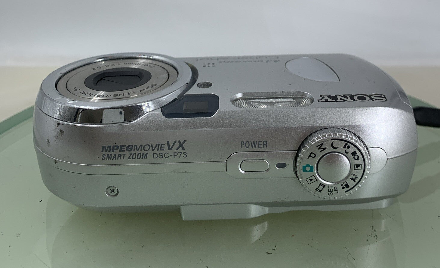 SONY Cyber-Shot 4.1 Megapixels Digital Camera DSC-P73 Silver TESTED - 457