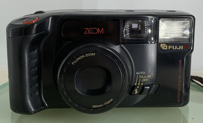 Fujifilm FZ-500 Zoom Compact Camera-Fuji Fujinon 35-70mm Lens+ Case + Tested-7871